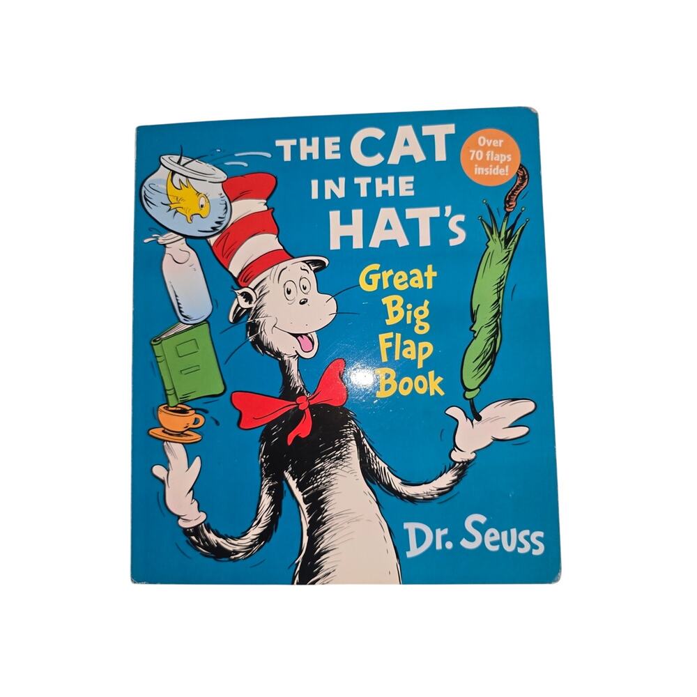 Dr. Seuss The Cat in the Hat Great Big Flap Book - Blue Cover